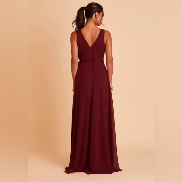 Birdy Grey MINAE DRESS CHIFFON Cabernet Medium NEW NWT BRIDESMAID WEDDING - Picture 2 of 5